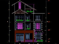 bản vẽ biệt thự 3 tầng kích thước 11x12m,bản vẽ biệt thự 11x12m,biệt thự 3 tầng